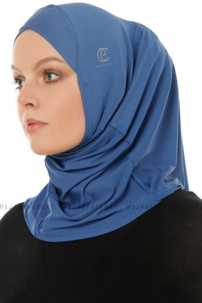 Micro Cross - Lichtblauw One-Piece Hijab
