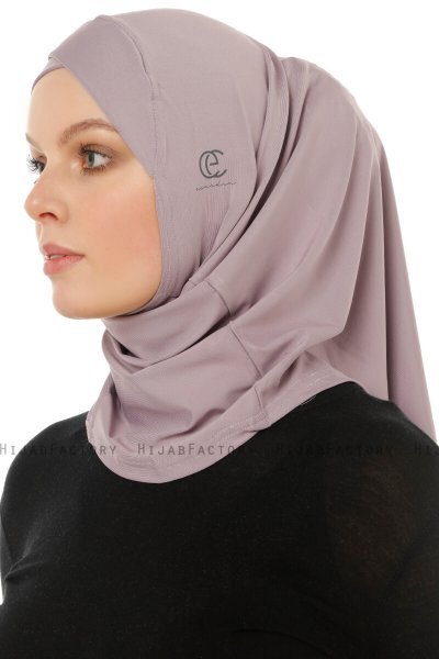 Micro Cross - Lichtpaars One-Piece Hijab