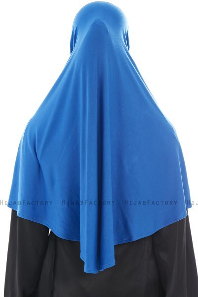  Ajda - Blauw Hijab Met Rits