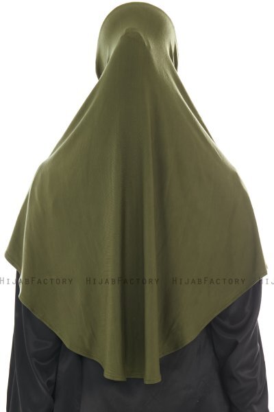  Ajda - Khaki Hijab Met Rits