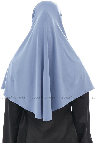  Ajda - Indigo Hijab Met Rits