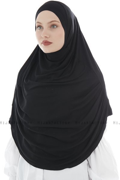 Roxelana - Zwart Al Amira Lang Hijab