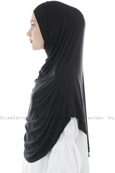 Roxelana - Zwart Al Amira Lang Hijab