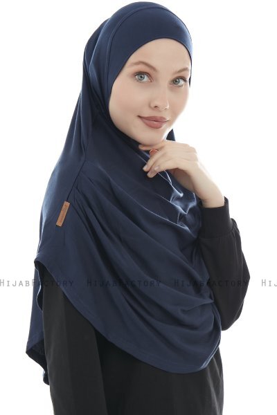 Roxelana - Marineblauw Al Amira Lang Hijab