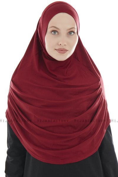 Roxelana - Bordeaux Al Amira Lang Hijab