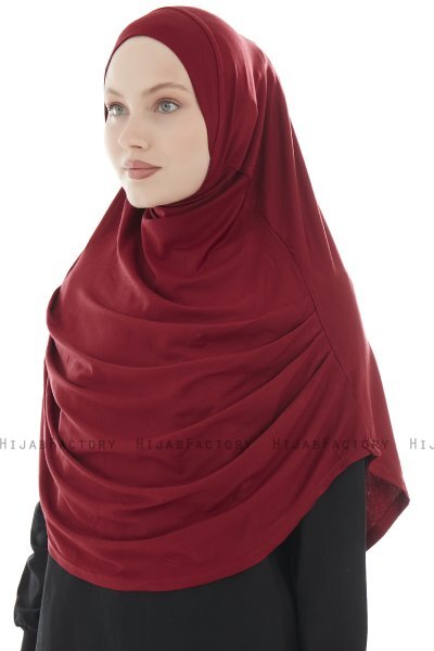 Roxelana - Bordeaux Al Amira Lang Hijab