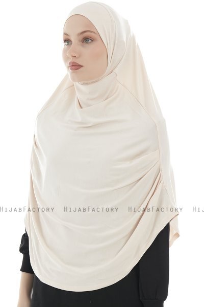 Roxelana - Beige Al Amira Lang Hijab