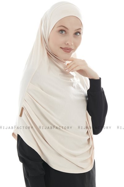 Roxelana - Beige Al Amira Lang Hijab