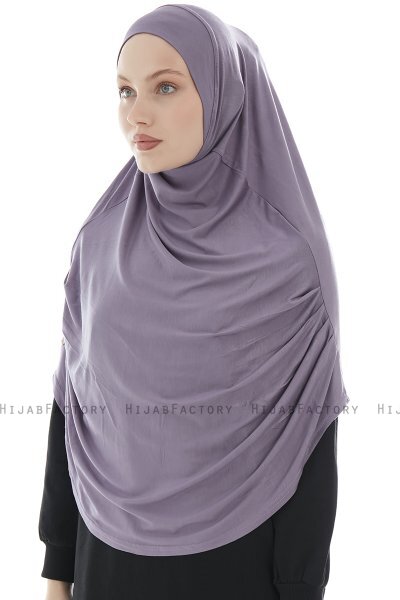 Roxelana - Donkerpaars Al Amira Lang Hijab