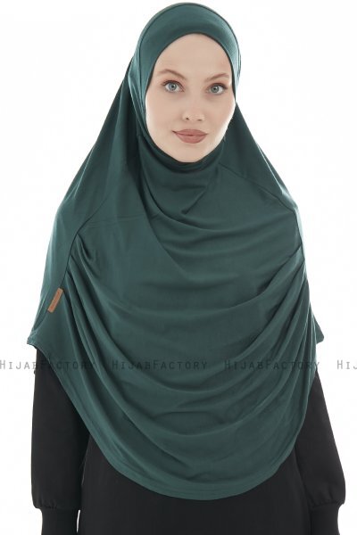 Roxelana - Donkergroen Al Amira Lang Hijab