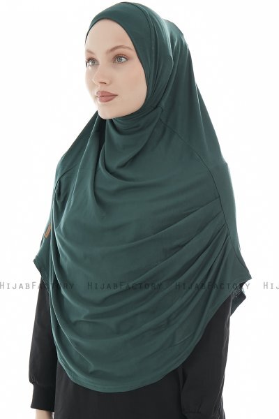 Roxelana - Donkergroen Al Amira Lang Hijab