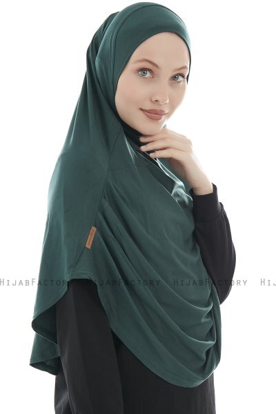 Roxelana - Donkergroen Al Amira Lang Hijab