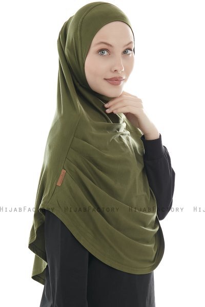 Roxelana - Khaki Al Amira Lang Hijab