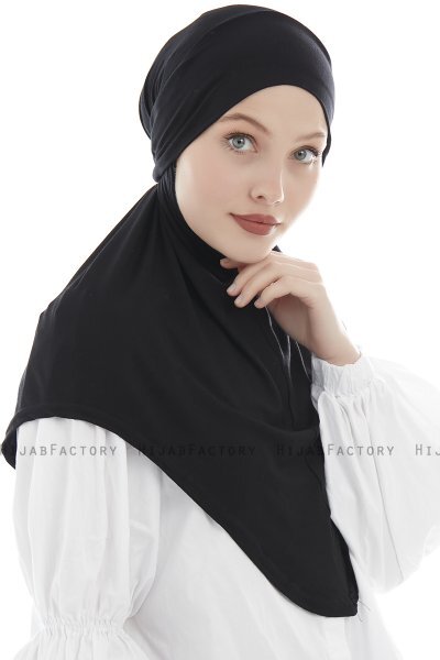 Sefa - Svart Al Amira One-Piece Hijab