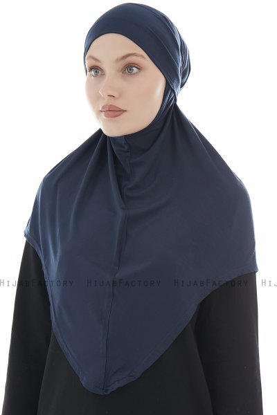 Sefa - Marineblauw Al Amira One-Piece Hijab