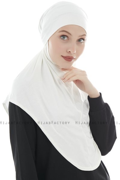 Sefa - Creme Al Amira One-Piece Hijab