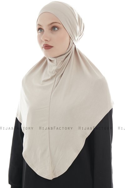 Sefa - Licht Taupe Al Amira One-Piece Hijab