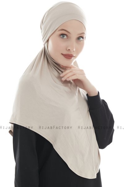 Sefa - Licht Taupe Al Amira One-Piece Hijab