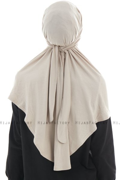 Sefa - Licht Taupe Al Amira One-Piece Hijab