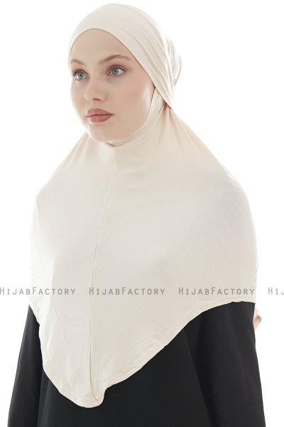 Sefa - Beige Al Amira One-Piece Hijab