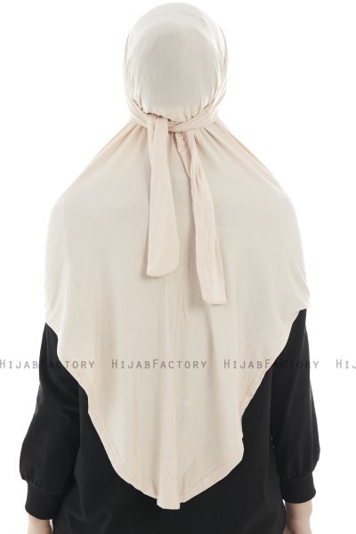 Sefa - Beige Al Amira One-Piece Hijab