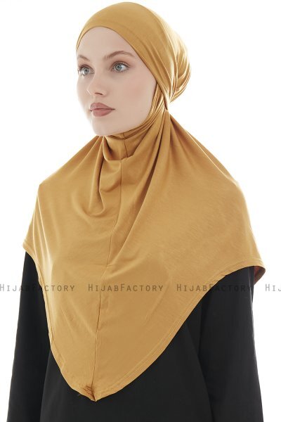 Sefa - Mosterd Al Amira One-Piece Hijab