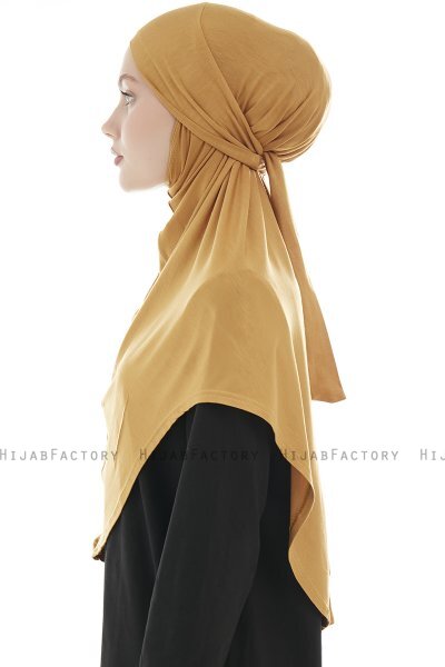 Sefa - Mosterd Al Amira One-Piece Hijab