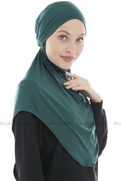 Sefa - Donkergroen Al Amira One-Piece Hijab