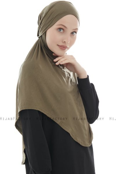 Sefa - Khaki Al Amira One-Piece Hijab