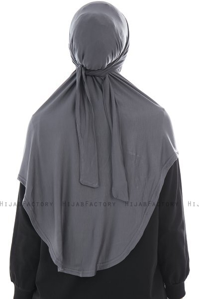 Sefa - Donker Grijs Al Amira One-Piece Hijab