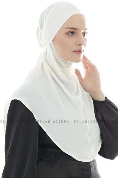 Ebrar - Creme Al Amira Crepe Chiffon Hijab