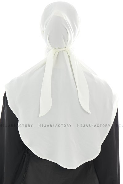 Ebrar - Creme Al Amira Crepe Chiffon Hijab