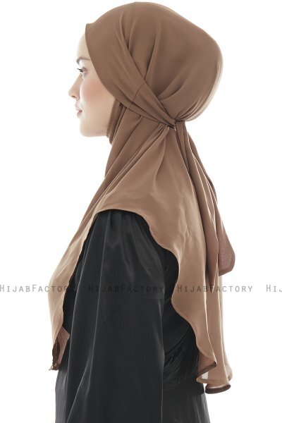 Ebrar - Bruin Al Amira Crepe Chiffon Hijab