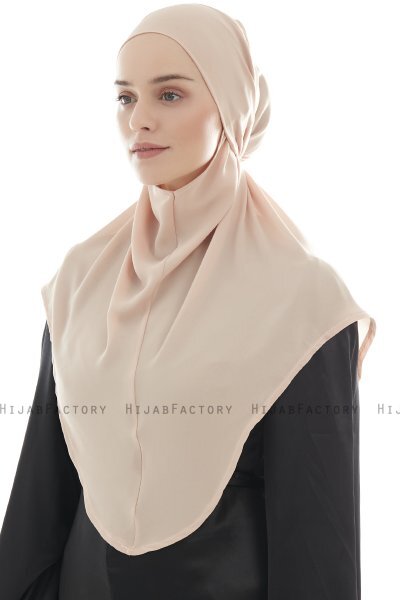 Ebrar - Beige Al Amira Crepe Chiffon Hijab