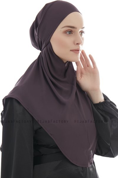 Ebrar - Purper Al Amira Crepe Chiffon Hijab
