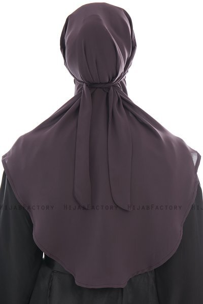 Ebrar - Purper Al Amira Crepe Chiffon Hijab