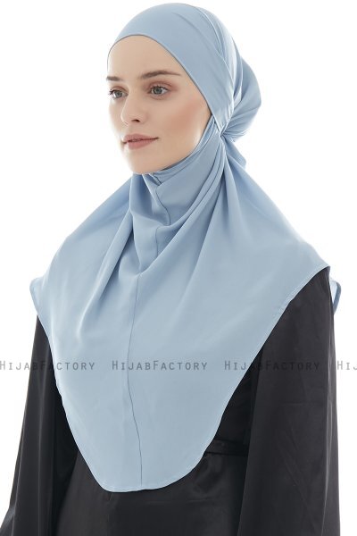 Ebrar - Lichtblauw Al Amira Crepe Chiffon Hijab