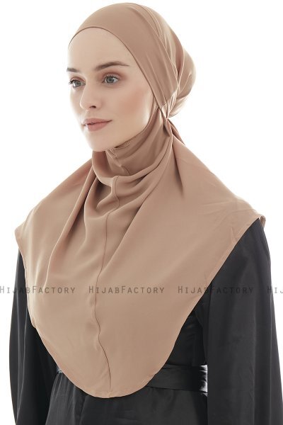Ebrar - Gold Al Amira Crepe Chiffon Hijab