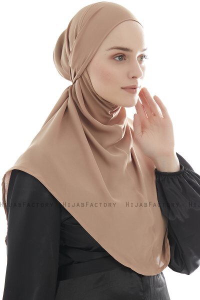 Ebrar - Gold Al Amira Crepe Chiffon Hijab