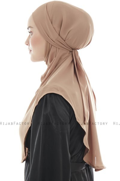 Ebrar - Gold Al Amira Crepe Chiffon Hijab
