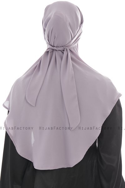 Ebrar - Steen Grijs Al Amira Crepe Chiffon Hijab