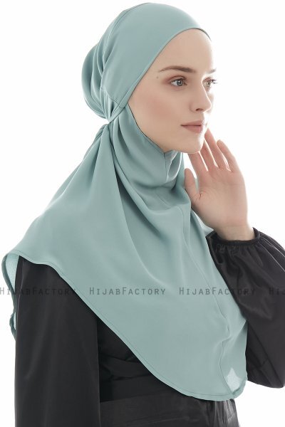 Ebrar - Mint Al Amira Crepe Chiffon Hijab