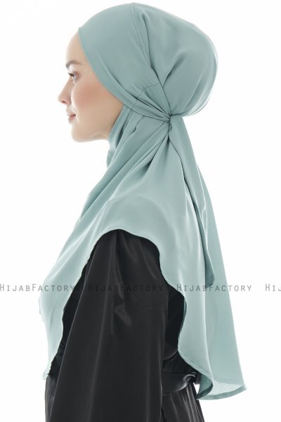 Ebrar - Mint Al Amira Crepe Chiffon Hijab