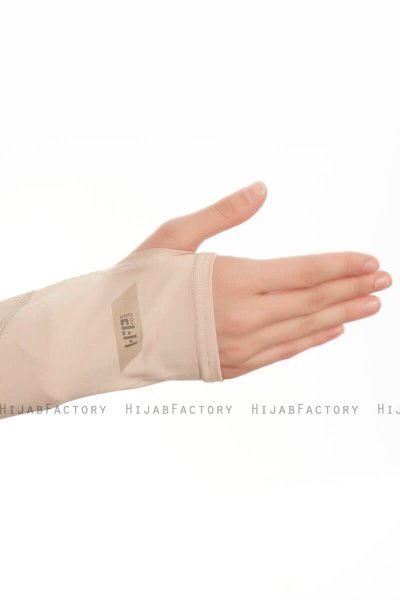Azize - Licht Taupe Pro Scarf Sport Hijab Set