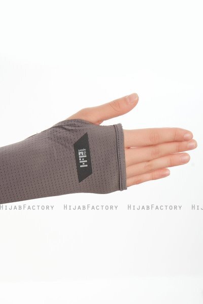 Bayda - Donker Grijs Pro Sport Hijab Set