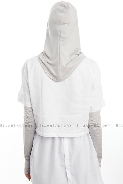 Bayda - Lichtgrijs Pro Sport Hijab Set