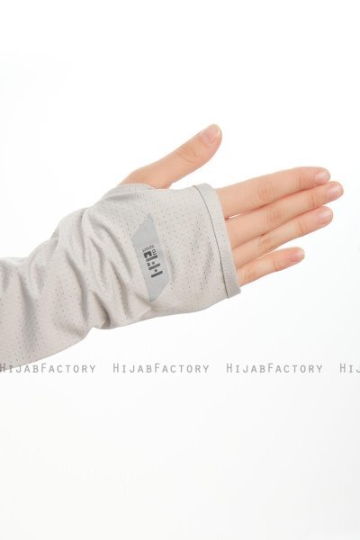 Bayda - Lichtgrijs Pro Sport Hijab Set