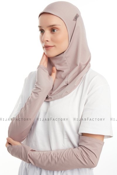 Bayda - Steen Grijs Pro Sport Hijab Set