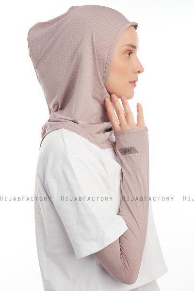 Bayda - Steen Grijs Pro Sport Hijab Set