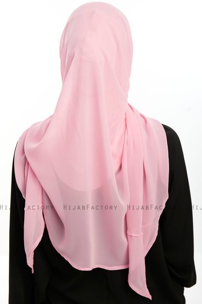 Eylem - Roze One Piece Chiffon Hijab